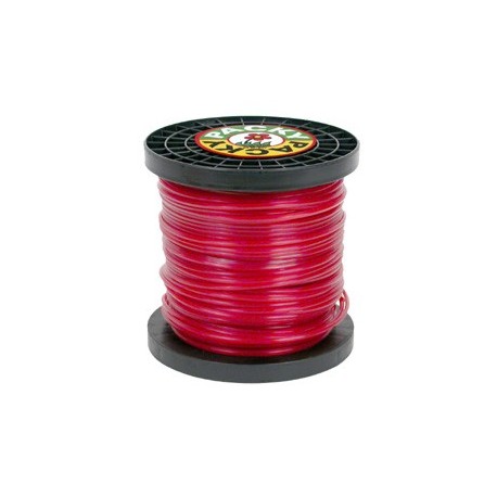 BOBINE FIL NYLON 87M 3.0MM CARRE        